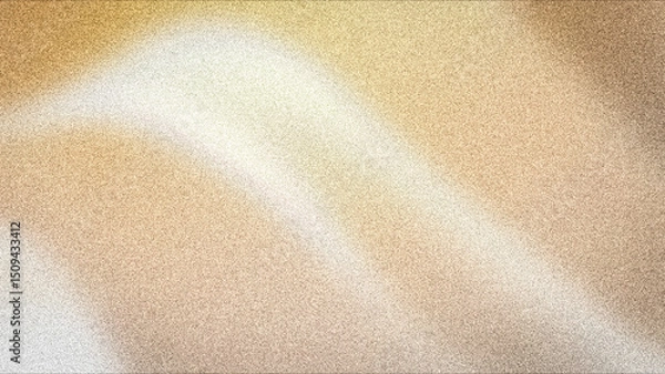 Fototapeta A luxurious 4K abstract background with shimmering gold and beige glitter, featuring a soft, grainy blur. Perfect for dazzling wallpapers, banners, and digital designs