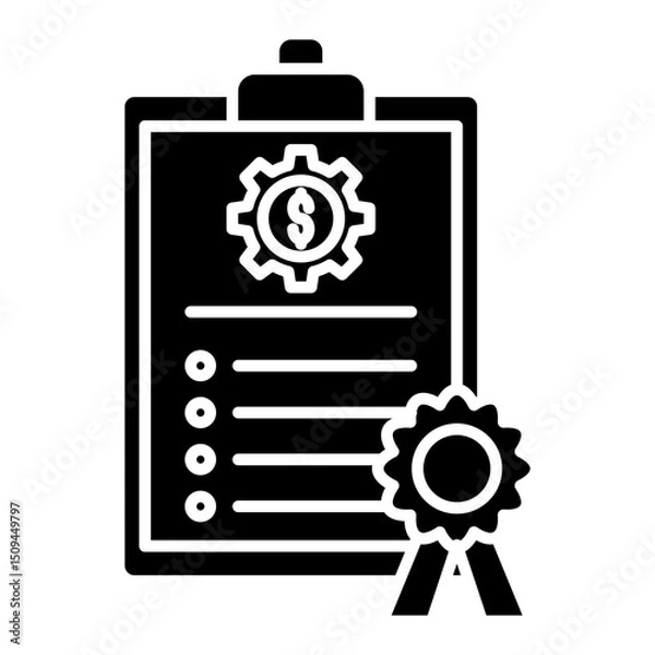 Obraz project charter icon