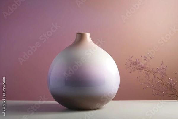 Fototapeta vase on a wall