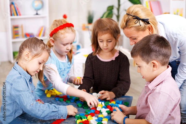 Fototapeta Playing a game