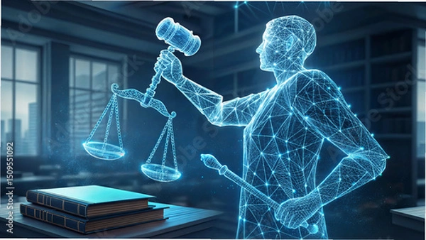 Obraz Artificial Intelligence in Law