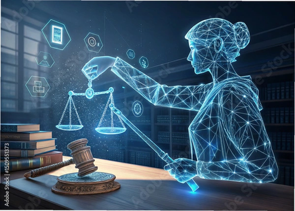 Obraz Artificial Intelligence in Law