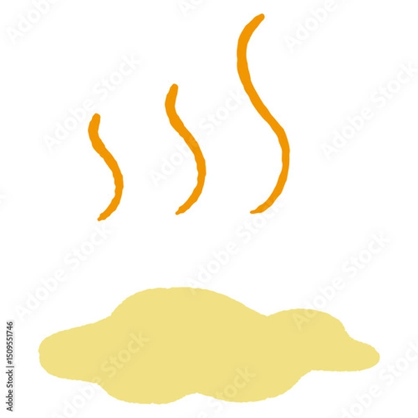 Obraz においのするおしっこのイメージイラスト