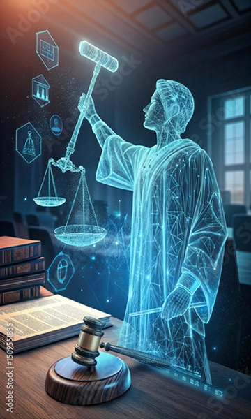 Obraz Artificial Intelligence in Law