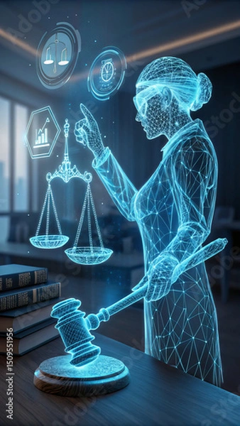 Obraz Artificial Intelligence in Law