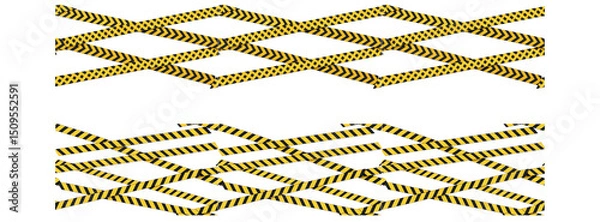 Obraz Caution Yellow Line Zone