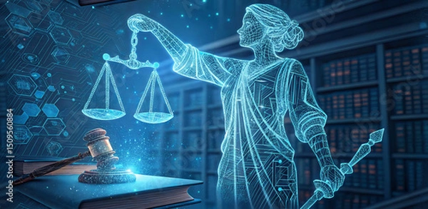 Obraz Artificial Intelligence in Law
