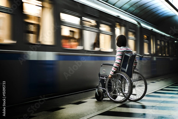 Obraz Nieprawidłowy w metrze
