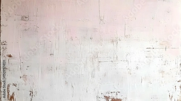 Obraz Abstract Pink and White Textured Art Painting Background