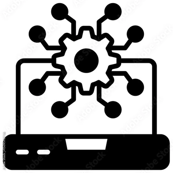 Fototapeta Iot Integration Icon