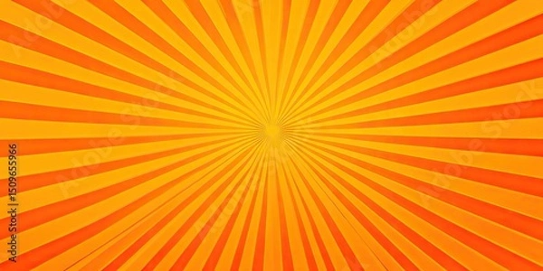 Fototapeta Sunlight abstract background. orange color burst background. Vector illustration. 