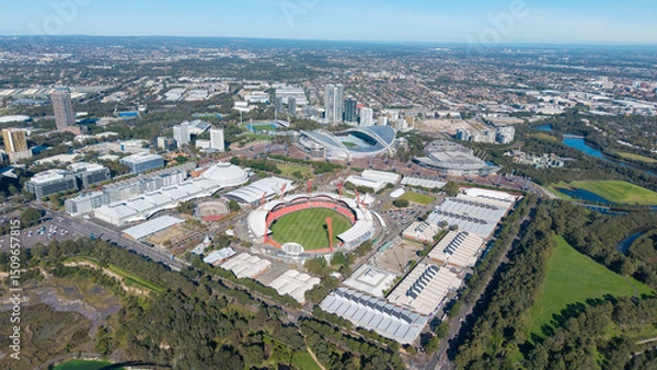 Obraz  The Sydney suburb of Olympic park, site of the Sydney 2000 olympic games.