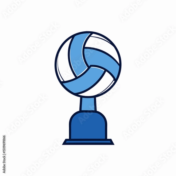 Obraz volleyball trophy 