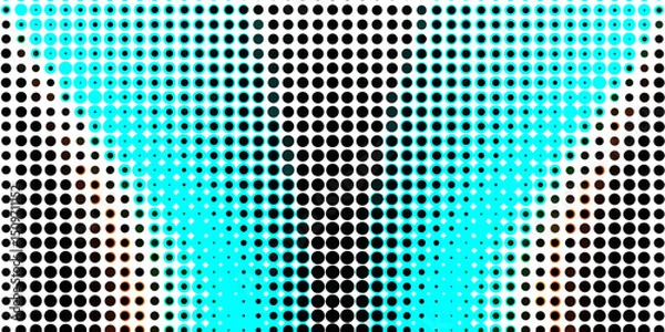 Obraz Minimal geometric background with colorful abstract halftone dots pattern pop art seamless texture smooth design, monochrome gradient halftone dots abstract modern stylish texture background.