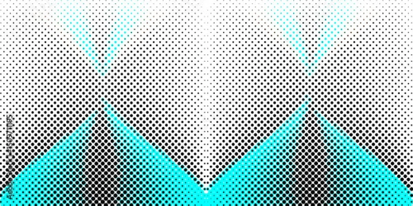Fototapeta Minimal geometric background with colorful abstract halftone dots pattern pop art seamless texture smooth design, monochrome gradient halftone dots abstract modern stylish texture background.