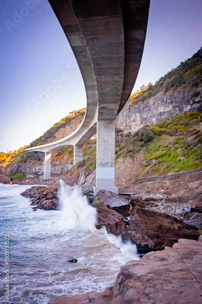 Obraz bridge over the beach