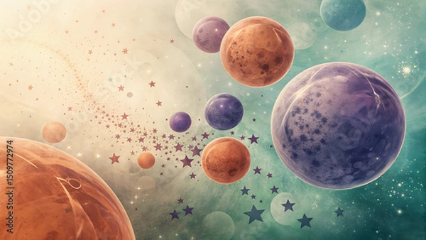Fototapeta 3d rendered illustration of the planet