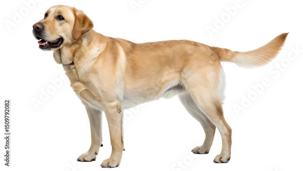 Obraz  Labrador retriever isolated on transparent background 