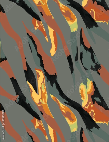 Fototapeta Zebra skin prin,t wallpaper, motif, background,vector,abstract,animal skin,vector illustration.