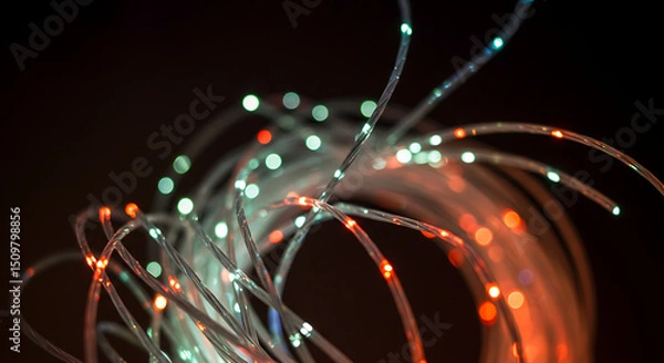 Fototapeta abstract background of colorful light