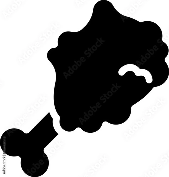 Obraz Rounded Filled Gourmet Burst Icon