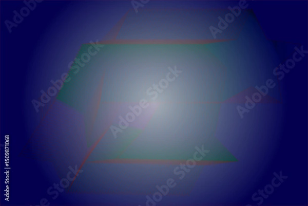 Obraz Glowing blue abstract light background with waves and digital effects