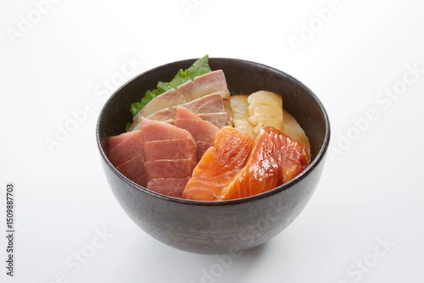 Obraz 海鮮漬け丼