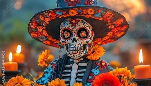 Fototapeta Dia de los Muertos.
