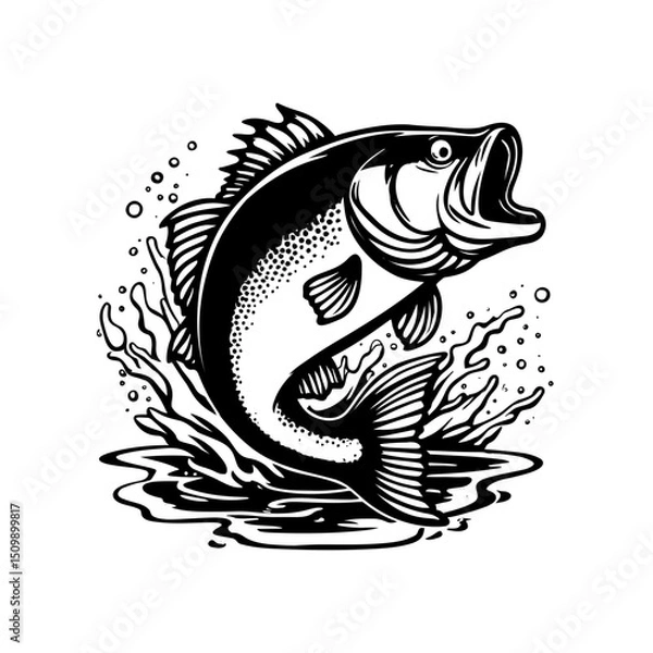 Obraz fish vector illustration