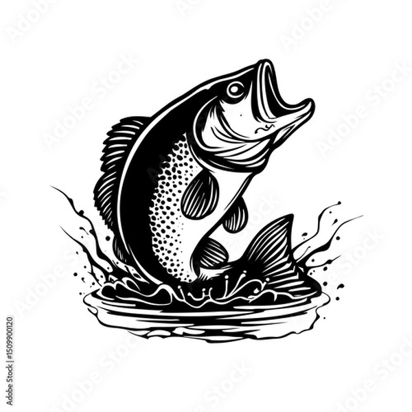 Obraz fish vector illustration
