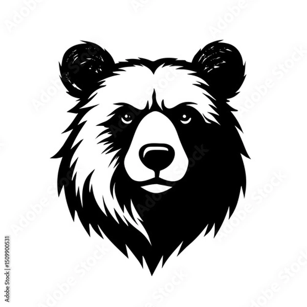 Obraz vector illustration of a bear