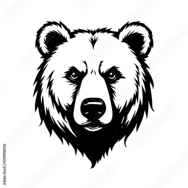 Obraz vector illustration of a bear