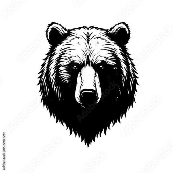 Obraz brown bear head