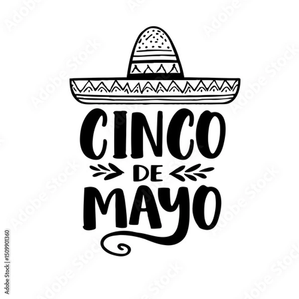 Obraz Cinco de mayo design
