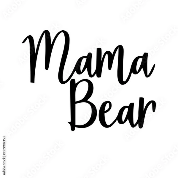 Obraz mama bear text