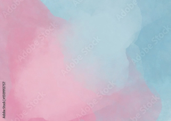 Fototapeta Abstract grunge watercolor background with colorful paint texture and vintage paper pattern design