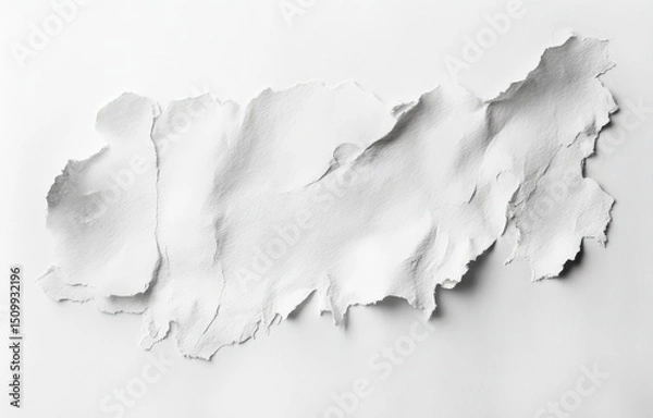 Fototapeta A detailed closeup view of a white wall showcasing a beautiful marble texture