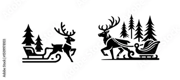 Obraz Crow on Pumpkin Black White Logo