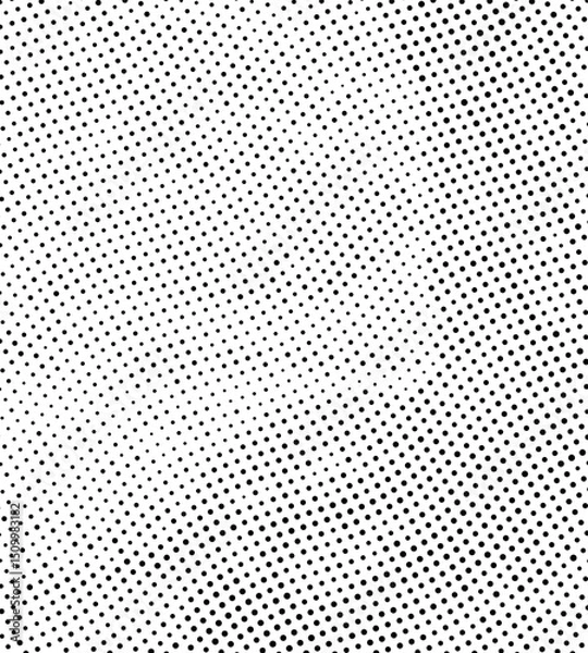Fototapeta Abstract halftone wave dotted background