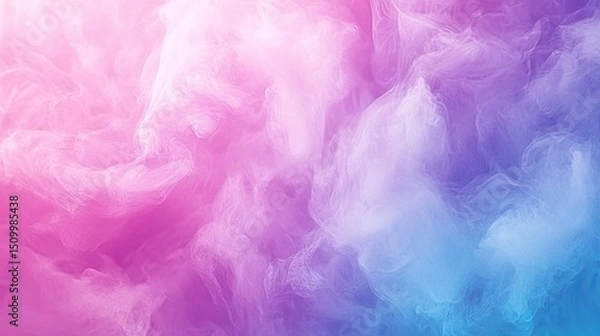 Fototapeta Vibrant, swirling abstract design of pastel hues.