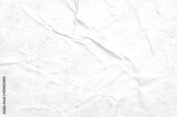 Obraz Creased paper texture overlay effect, png wrinkled paper surface