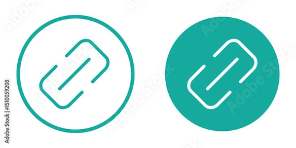 Fototapeta link line icon set. web hyperlink symbols. link for social media, mobile app, ui and website. linkage sign. vector illustration on transparent background