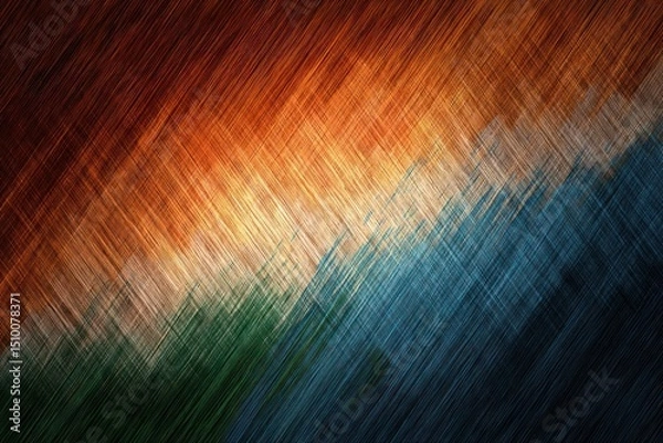 Fototapeta Abstract Streaks of Color in Beautiful Warm and Cool Tones
