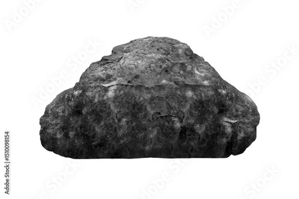 Obraz Rock isolated transparency background.