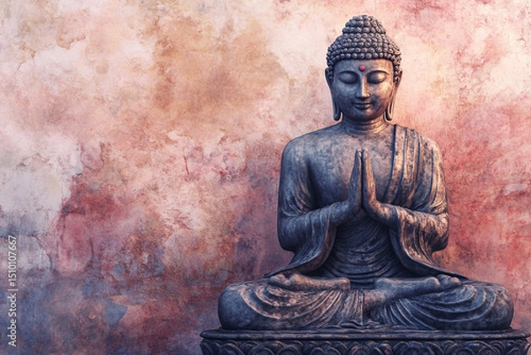 Fototapeta loving-kindness meditation (metta) fosters compassion, promoting positive connections and reducing negative emotions in relationships 