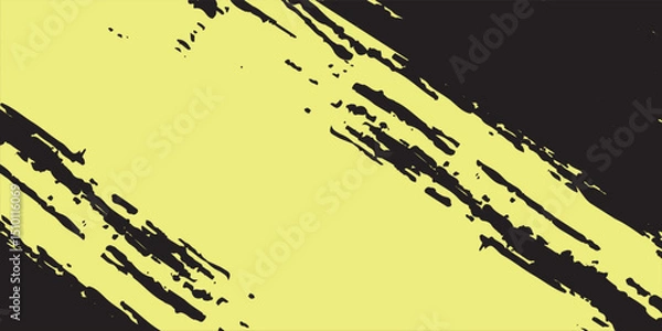 Fototapeta Black brush stroke set isolated on background. Paint brush stroke vector for ink paint, grunge design element, dirt banner, watercolor design, dirty texture. Trendy brush stroke, vector illustration