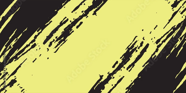 Fototapeta Black brush stroke set isolated on background. Paint brush stroke vector for ink paint, grunge design element, dirt banner, watercolor design, dirty texture. Trendy brush stroke, vector illustration