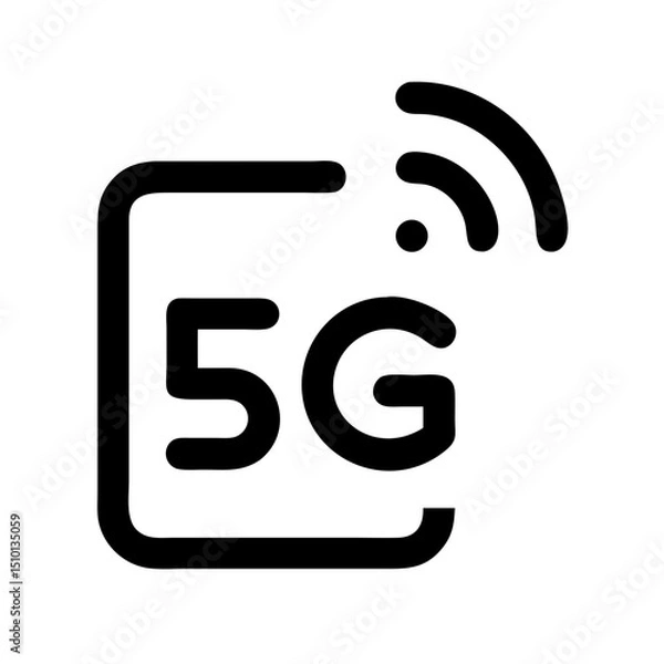 Fototapeta 5G Network