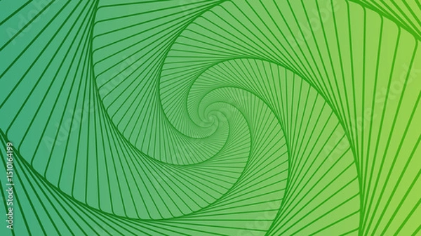 Obraz Abstract background with natural spiraling geometric fibonacci pattern, banner for ecological  and spiritual development with golden ratio grid.