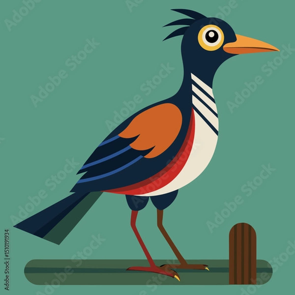 Fototapeta bird on a branch